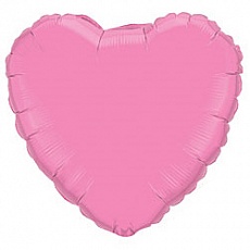 Шар с гелием Сердце, Розовое, 46 см